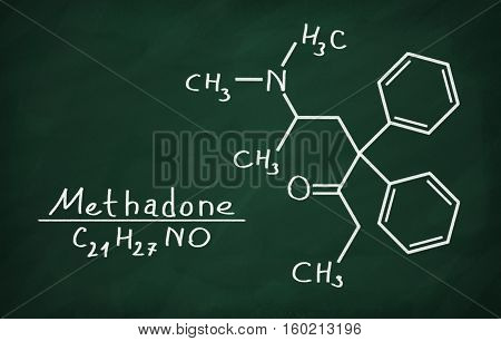 Structural Model Of Methadone