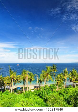 Tropical Beach. Padangbai, Bali, Indonesia