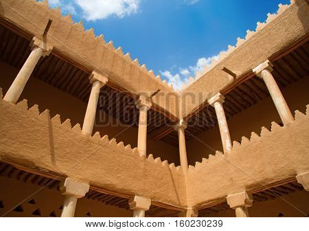 Streets of the old city Diriyah near Ar Riyadh, Kingdom of Saudi Arabia