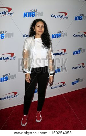 LOS ANGELES - DEC 2:  Alessia Car at the 02.7 KIIS FM's Jingle Ball 2016 at Staples Center on December 2, 2016 in Los Angeles, CA