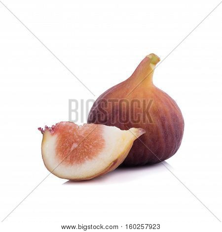 Fresh Figs, Sweed Figs Isolated On White Background.