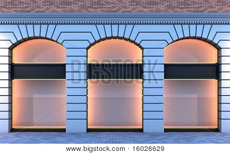 Klassisk Tom butiksfacade.