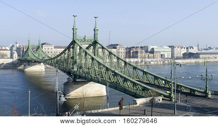 Budapest, the Chain Bridge and the Danube