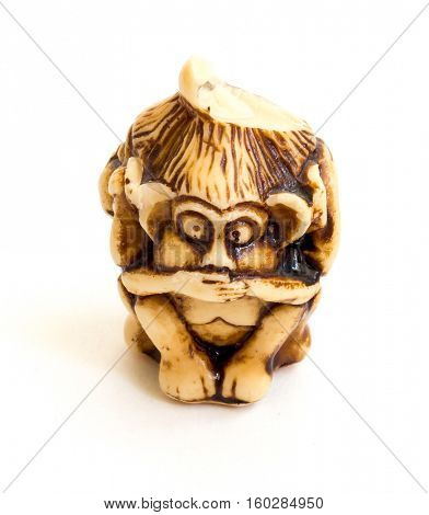 Japanese netsuke Three wise monkeys, sometimes called the three mystic apes, are a pictorial maxim.