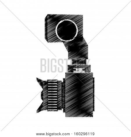 camera photo fron side view vector illustration eps 10