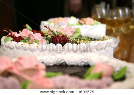 Torta com cerejas