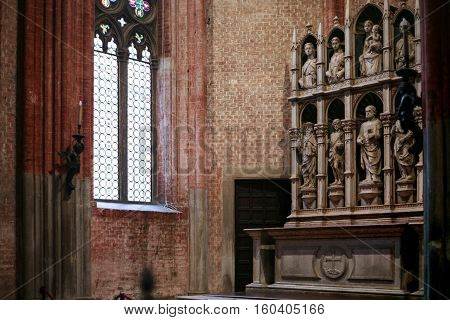 Decor Of Basilica Santa Maria Gloriosa Dei Frari