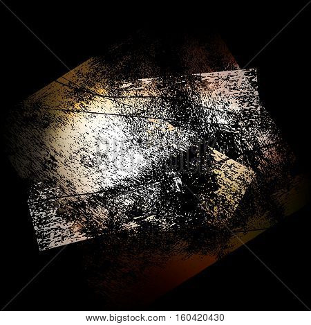 splattered dlack grungy background vector illustration clip-art