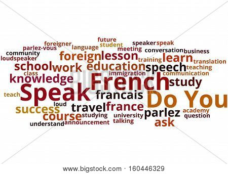 Do You Speak French, Word Cloud Concept 9