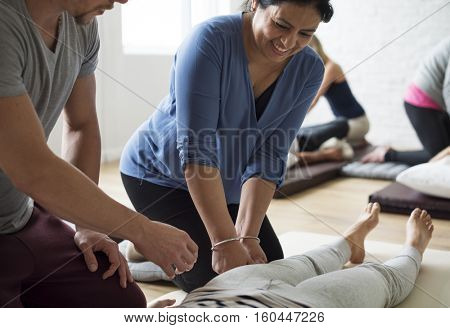 Health Wellness Massage Training Concept