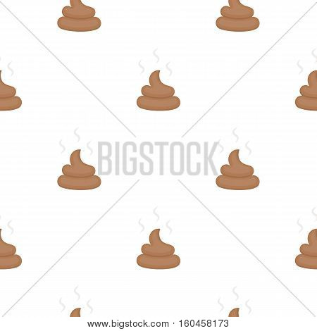 Faeces vector illustration icon in cartoon design