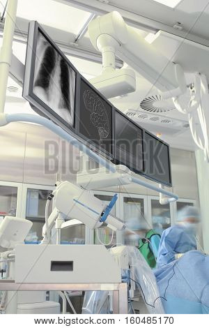 Modern advanced technologies in the service of medical science.