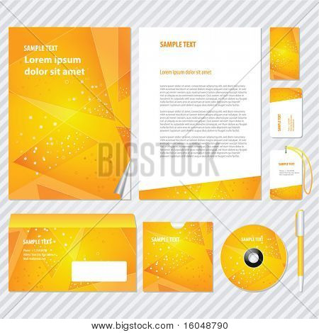 İş sanat için şablon. Vektör