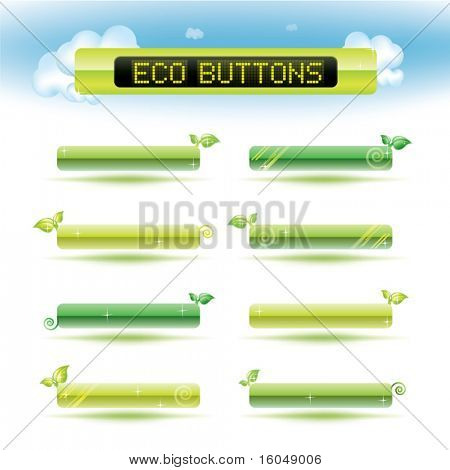 Vector buttons set vector. Web