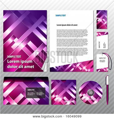 İş sanat için şablon. Vektör