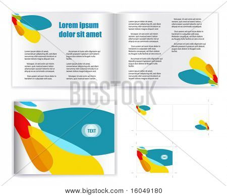 Vector de la plantilla para imprimir (presentación
