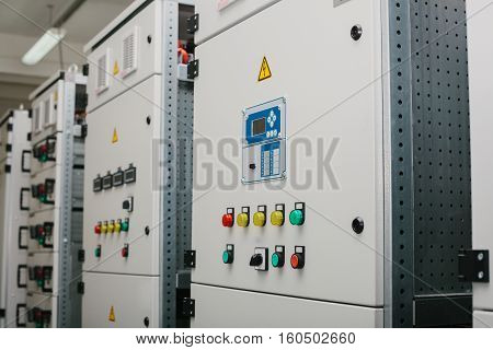 Low voltage cabinet. Uninterrupted power. Electrical power.