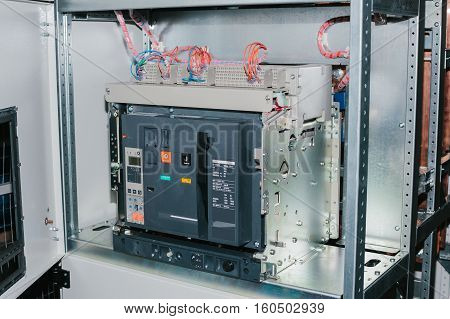 Low voltage cabinet. Uninterrupted power. Electrical power.