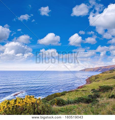 View Over Coastline Of Scottish Borders