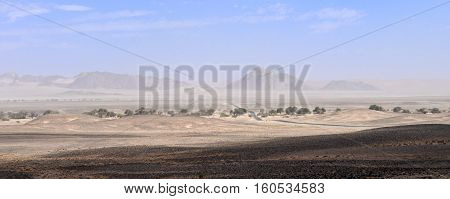image of landscape with road in Namibia Africa