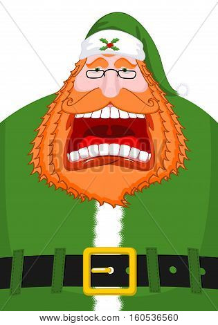 Irish Santa (daddy Of Christmas). Santa Claus Ireland ( Daidi Na Nollag ) Irish Language. Christmas
