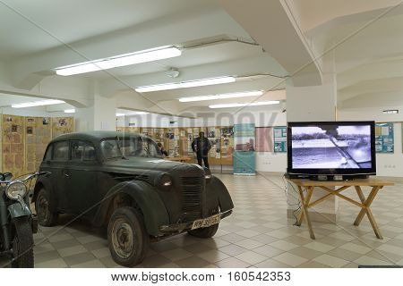 Volgograd, Russia - November 02, 2016. Museum of Memory -Place captivity fascist Marshal Paulus in a World War II
