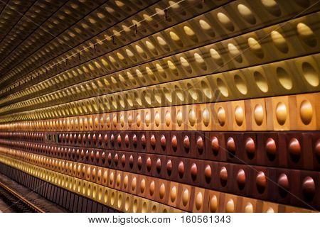 prague metro station for texture and other