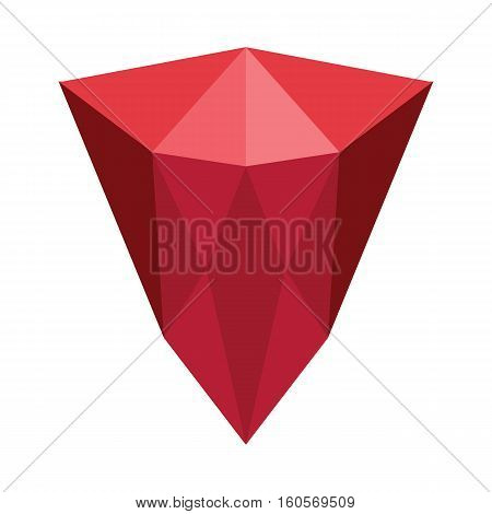 Cartoon realistic gems jewels diamond brilliant vector. Gemstone and crystal precious glass elements illustration