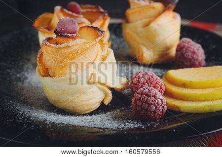 Delicious And Beautiful Apple Rose Puff Pastries