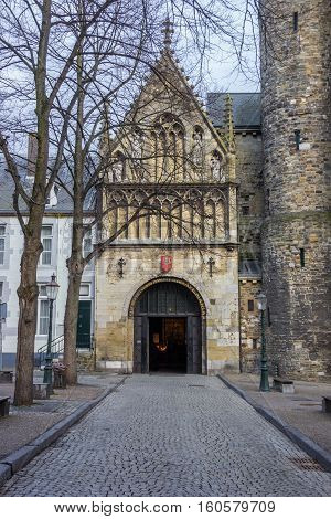 Entrance To The Church Of Our Lady In Maastricht