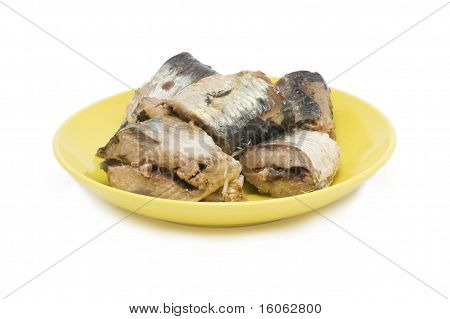 Sardina su un piatto