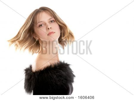 Smuk Brunette kvinde