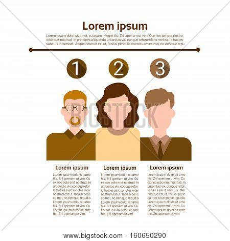 Graph Set Human Resources Infographic Icon Business Network Chart Flat Vector Illustration