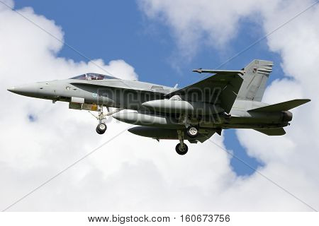 Finland Air Force F-18 Hornet Fighter Jet