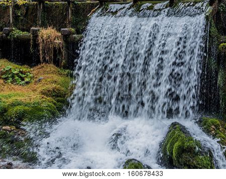 bach with running, clear water