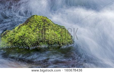 bach with running, clear water