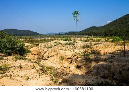 Reserved Water At Hui Lan Irrigation Dam