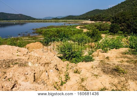 Reserved Water At Hui Lan Irrigation Dam