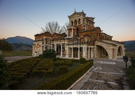 Church At Ancient Mantineia, Arcadia, Peloponnese, Greece