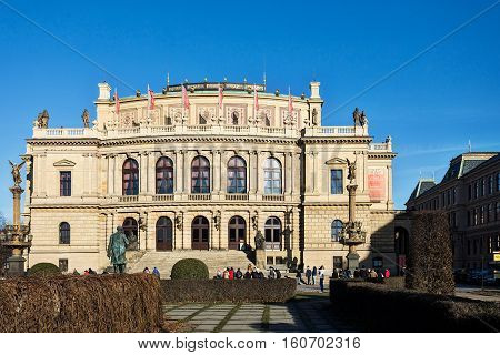 Rudolfiunum Concert Halls On Jan Palach Squareprague