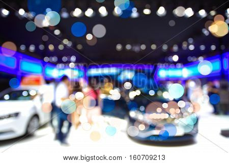 Blurred Blurry Soft Focus Background,people With Car