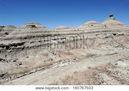 Valle de la Luna natural park on argentina andes, UNESCO world heritage