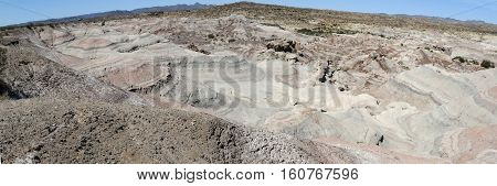 Valle de la Luna natural park on argentina andes, UNESCO world heritage