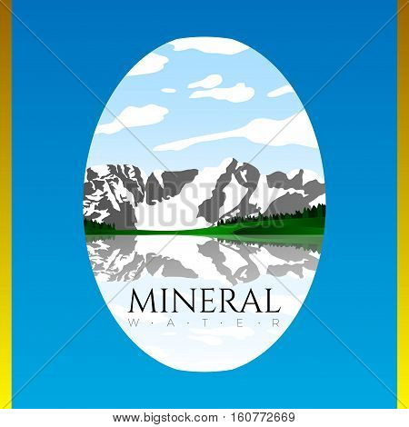 Mineral Water Illustration