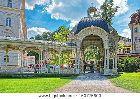 Park Colonnade Of Karlovy Vary Czech Republic