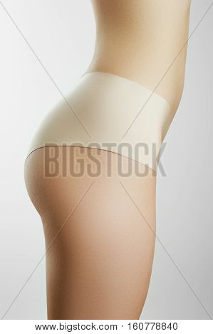 Beautiful Slim Woman's Body. Perfect Slim Toned Young Body