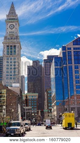 Financial District And Custom House Tower Of Boston