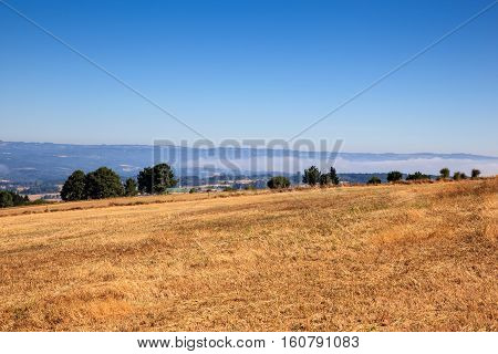 Countryside near the town of Portomarin Spain