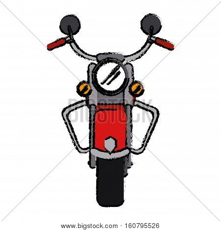 motorcyle speed transport steel sketchvector illustration eps 10