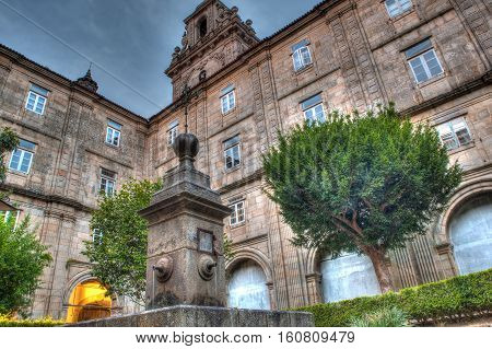 Interior of the of the Monastery of San Martin Pinario Santiago the Compostela